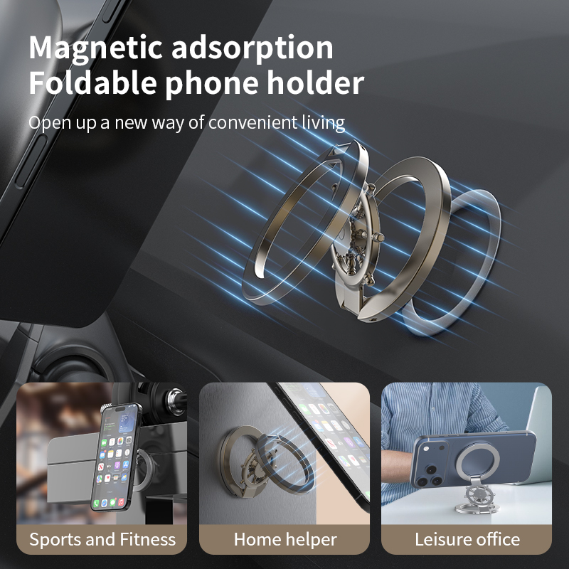 Magnetic Phone Ring Holder Fin - Desk Accessories 评论和价格